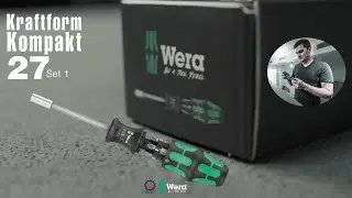 Dụng cụ Wera Kraftform Kompakt 27 Set 1 với đầu v&iacute;t BiTorsion nhiều m&agrave;u sắc - Made in Czech Rep.