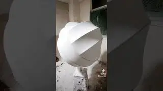 Silk lighting sculpture art installation