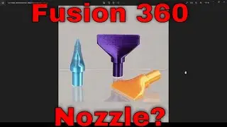 Fusion 360 - I think it's an air nozzle (Fillet and Loft)