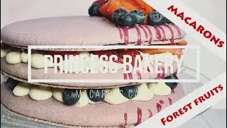 Macarons Cake 💗 ｜#PrincessBakery