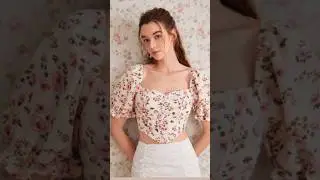 Trending crop tops design #croptop #shorts