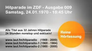 ZDF-Hitparade Ausgabe 009 - 24.01.1970 (Reine Hörfassung)