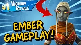 EMBER Skin Gameplay In Fortnite Battle Royale