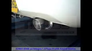 Remus Universal Round Muffler Sound Test - 002905 8598