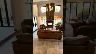 Front Entrance to Living Room | Gas Fireplace & Elegant First Impression | San Miguel de Allende