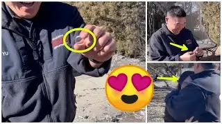 Moving moment fireman and wife break down at finding wedding ring in rubble of their wildfire-destro