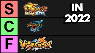 Рейтинг всех игр Inazuma Eleven в 2022 году! #Shorts