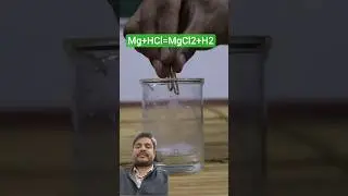 Chemical reaction /Metal react with Acid 🔥🔥  #alisirkapitara #ytshorts #science