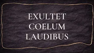 IV-23 Exultet Coelum Laudibus