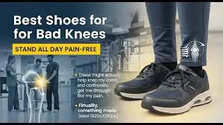 ✅ TOP 5 Best Shoes for Standing All Day With Bad Knees 2026