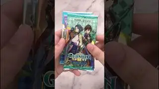Три пака с голографическими карточками по Genshin Impact #яэмико #венти #аято