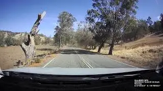 Real Time Driving the Chittering Valley, Western Australia Autumn 2024