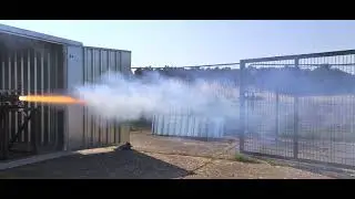 Hybrid Propulsion System Static Fire Test