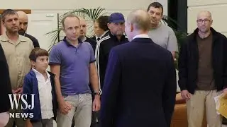 Watch: Putin Greets Freed Russian Prisoners in Moscow  | WSJ News