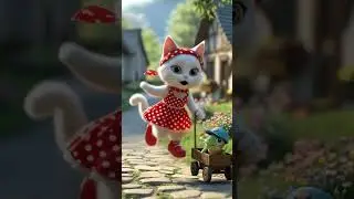Kitty and Turtle Vegetable Market Day | Vegetable Market Adventure | Kitty Vegetable Shopping