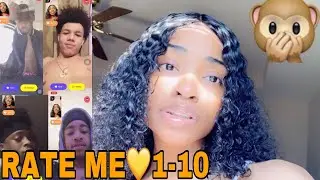 ASKING RANDOM GUYS TO RATE ME 1-10 MONKEY APP