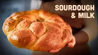 Sourdough Brioche Braid | Fluffy, Sweet & Naturally Fermented