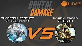 Brutal Damage Weekly Warmahordes - Thagrosh1 vs Thyron1