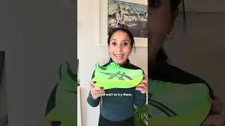 Testing out ASICS megablast - everyday trainer 💚 #running #runningshoes