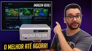 O MELHOR Projetor que j&aacute; testei! Imagem SURPREEDENTE: PROGAGA PG610W