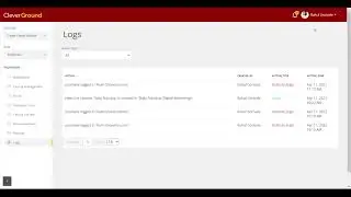 How to View Logs| Professor Dashboard | CleverGround LMS