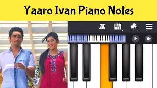Yaaro Ivan Piano Notes | Udhayam NH4 | Perfect Piano Tamil Songs