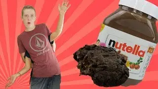 Not My Arms Nutella Challenge CRUISE CONTROL VS  FOOD CHALLENGE GOOD NUTELLA COOKIE