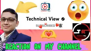 Reaction by @technicalview on my channel || Channel check ||Nepali