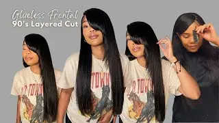 🤗🤗Glueless Layered Side Part Wig With Curly Baby Hair @WynneJean