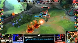 CLG First Blood Aphromoo - CLG vs TSM Game 1 (NA LCS Spring 2015)