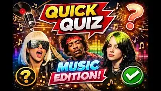 Music Quiz l Quick quiz l Music trivia #quiz #quiztime #musicquiz #trivia