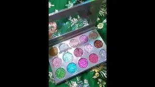 Unicorn Dream Glitter Palette - Beauty Creations - Swatches