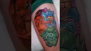Pok&eacute;mon Tattoo, which starter are you choosing? #pokemon #pokemontattoo #animetattoo