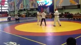 Армейский рукопашный бой Чемпинат Москвы 2015. Клуб Комбат. Сааведра Павел