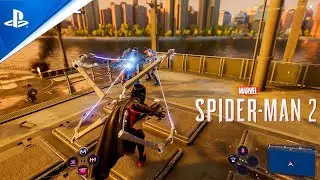 SHIP Battle 4K 60 FPS (PS5) Marvel's Spider-Man 2 Gameplay