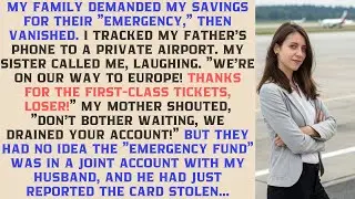 My Family Took My Savings And Fled&mdash;But Forgot One Crucial Detail