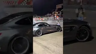 Mercedes AMG GTR Drifting