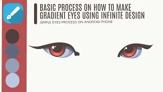 How to make a simple gradient eyes using Infinite Design | Android/IOS Application