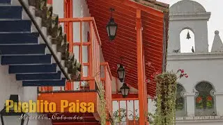 Pueblito Paisa (Cerro Nutibara). Medellín, Colombia. DJI Mavic Air2- 4K Drone