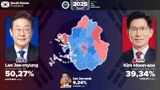 South Korean Presidential Elections in the Seoul Metropolitan Area (1987-2025)