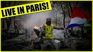 LIVE! In Paris France On The Ground With The Yellow Vests