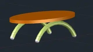 3D Coffee Table - AutoCAD