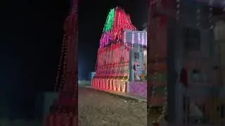 temple lighting decoration  proprietor D NAINITHA @snd events &dj sounds  📱9100300676 or 8309383777