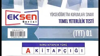 0.68 Eksen serisi çalışkan yayınları TYT-1 geometri çözümleri   2024-2