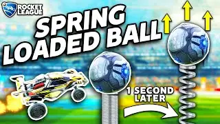 ROCKET LEAGUE, BUT THE BALL IS SPRING LOADED