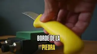 &iquest;C&oacute;mo afilar cuchillo con curvatura hacia adentro?