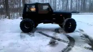 Front dig shenanigans in snow