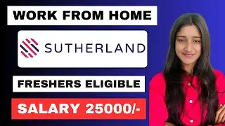 Sutherland Work From Home Jobs 2025 | Online Jobs At Home | Remote Jobs For Freshers | WFH Jobs