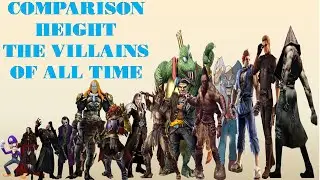 Anime Characters Size Comparison | The Best Video Game Villains Of All Time