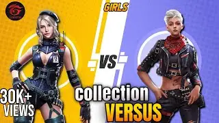 Free Fire Girls Collection VS 😍🔥 | Best Female Characters Comparison  Rai Fire Indian #Trending